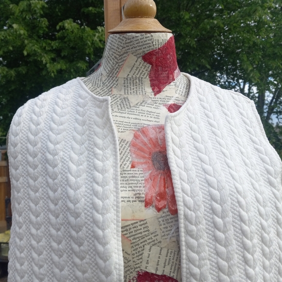 Homemade long knit vest - Picture 2 of 4